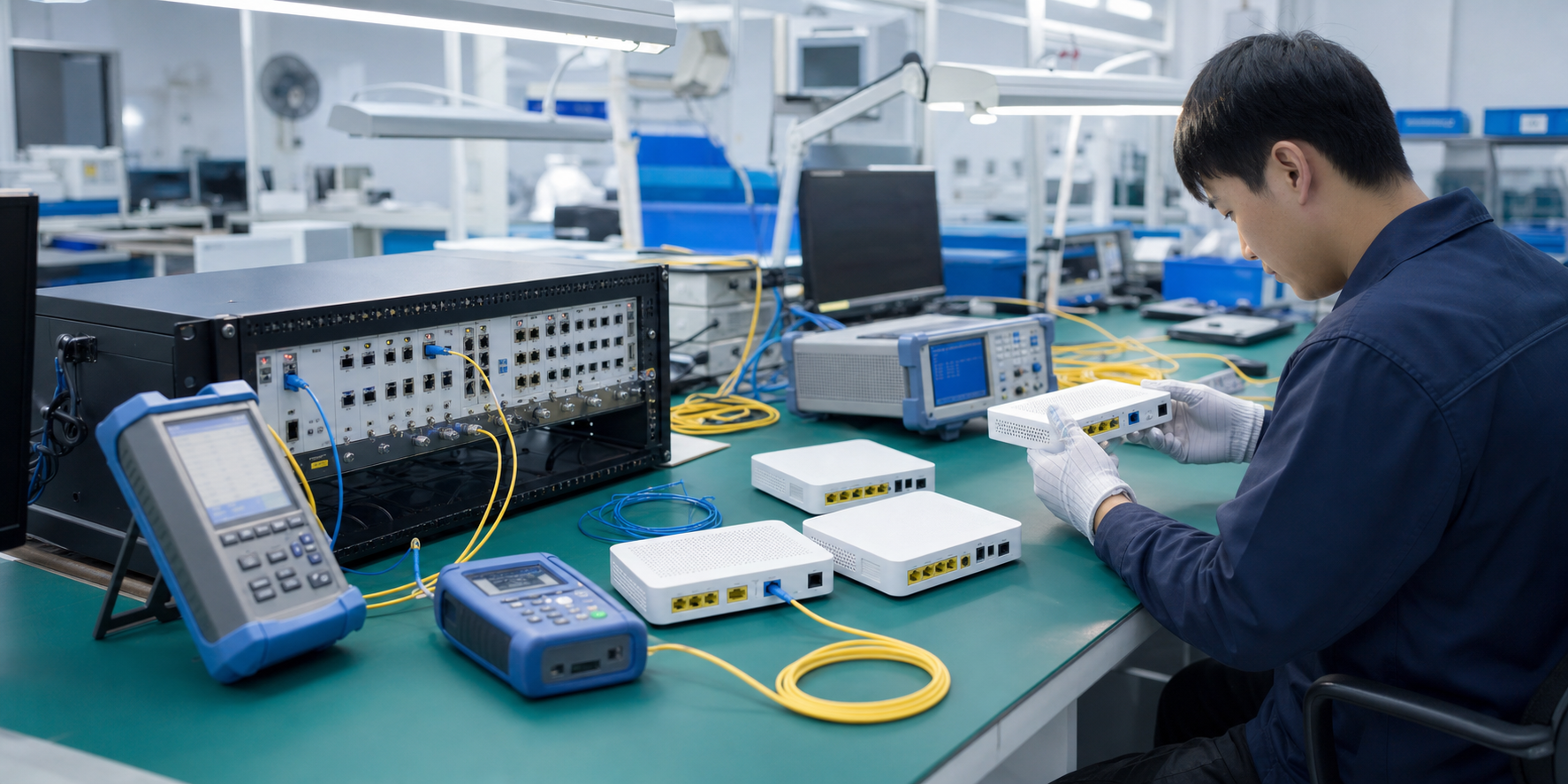 Fiber access equipment inspection